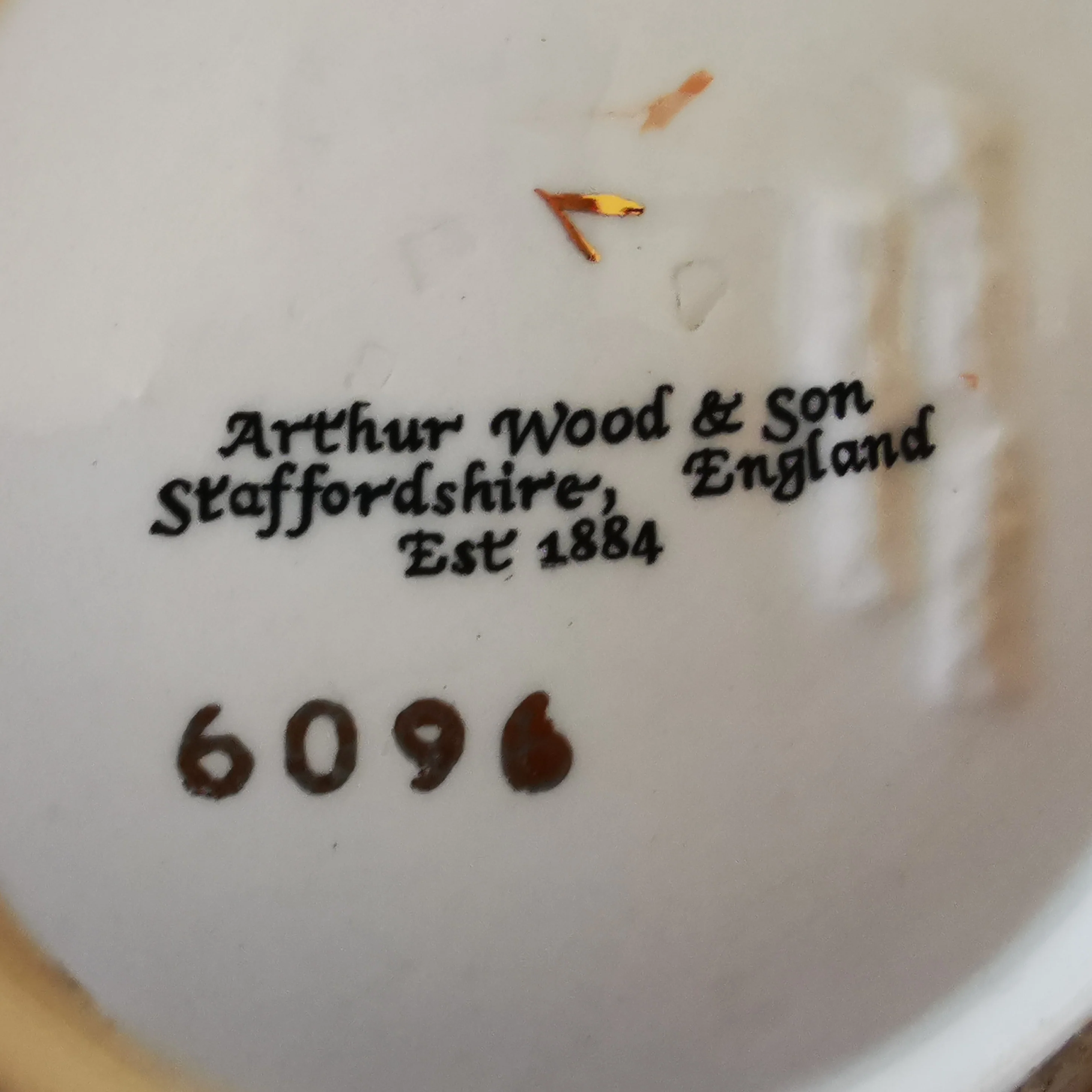 Arthur Wood & Sons Staffordshire Vintage China Teapot 6096 - Image 6